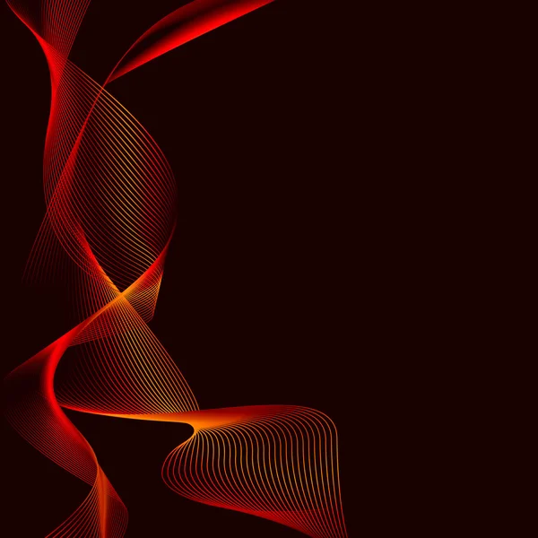 Dézine rouge à écoulement chaud — Image vectorielle
