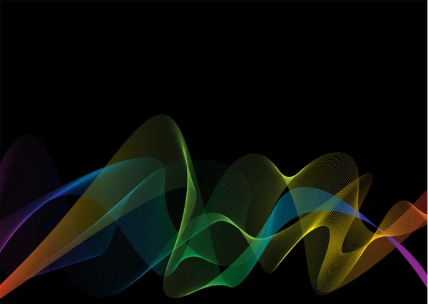 Rainbow tissage noir — Image vectorielle