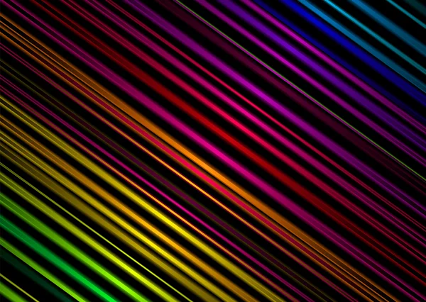 Rainbow stripe metal diagonal — Stock Vector