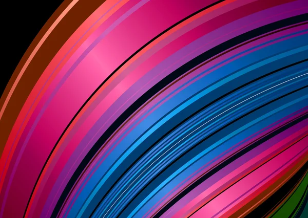 Rainbow shell background — Stock Vector