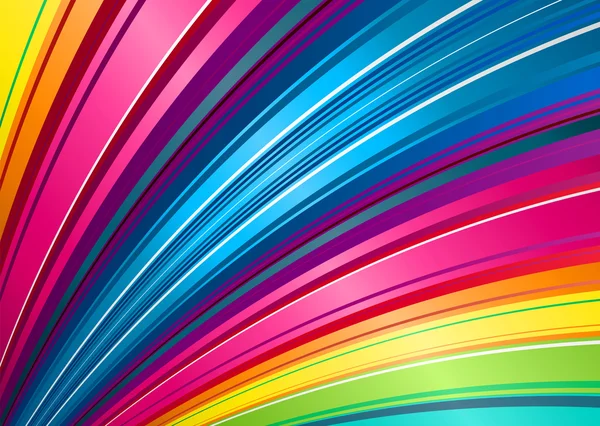 Rainbow fan background — Stock Vector
