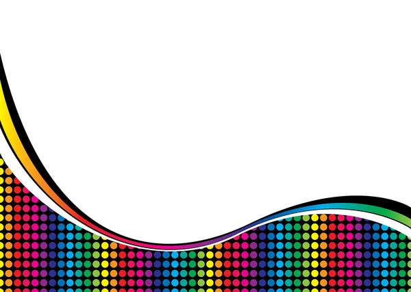 Rainbow kurva — Stock vektor