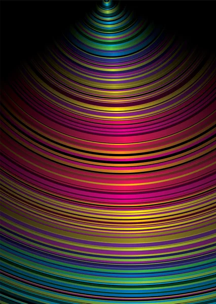 彩虹圆形发光 — 图库矢量图片