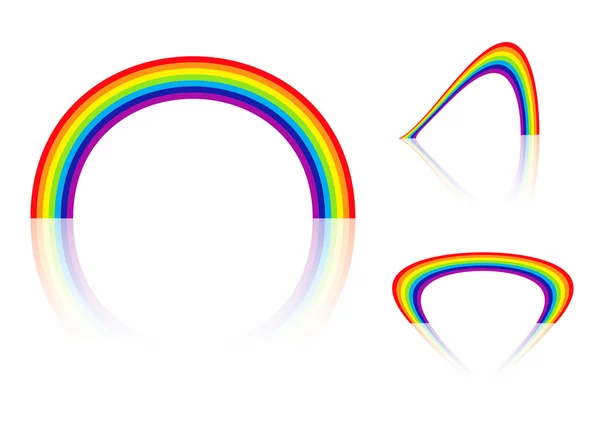 Rainbow angle — Stock Vector