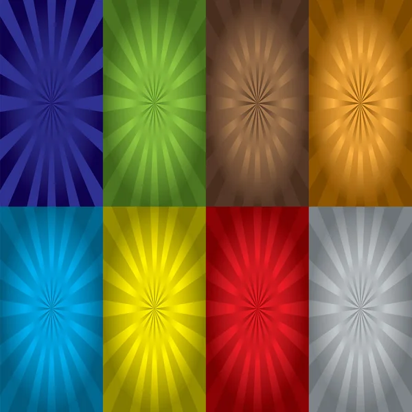 Variation des rayonnements — Image vectorielle