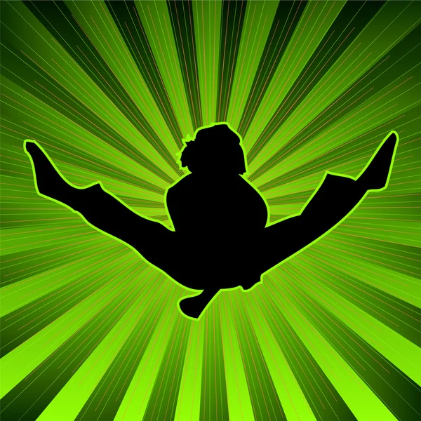 Rayonner activejump — Image vectorielle