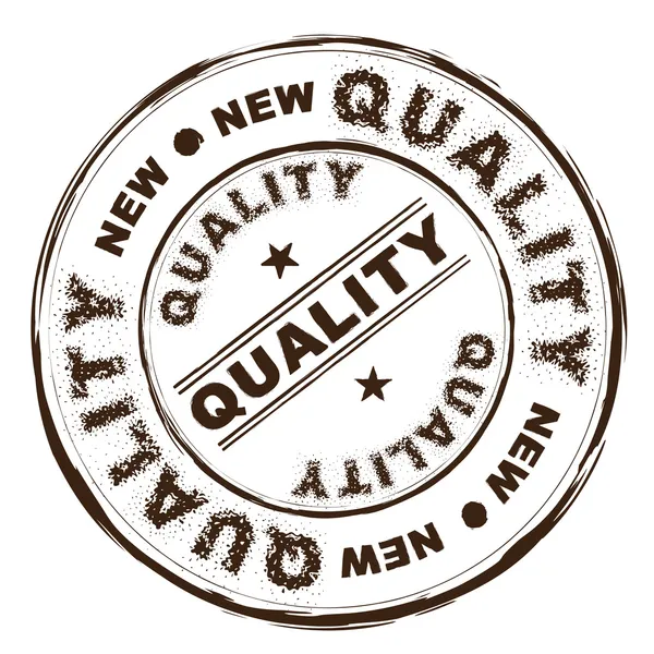 Selo de borracha de tinta de qualidade — Vetor de Stock