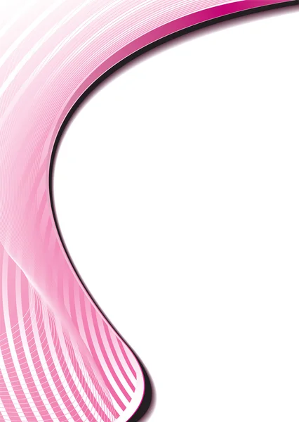 Rózsaszín körkörös ragyog — Stock Vector