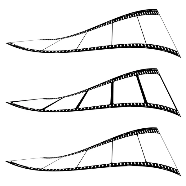Film photo bande torsion — Image vectorielle