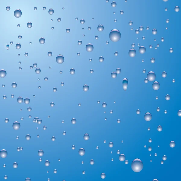 Blek blå bubbla — Stock vektor