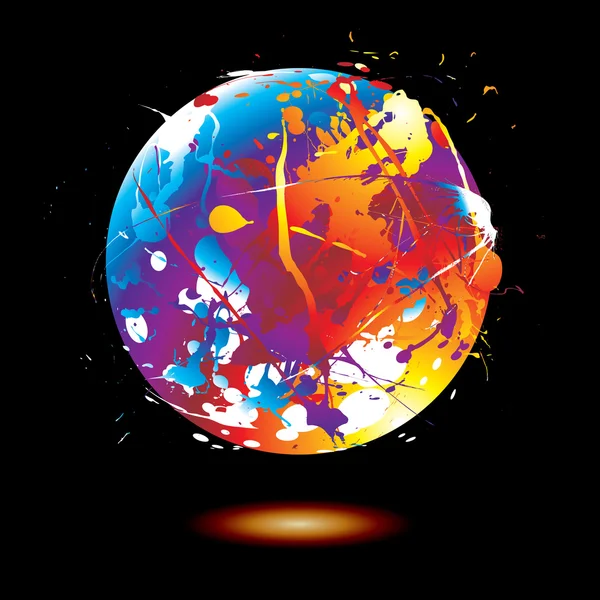 Окраска земного шара — стоковый вектор