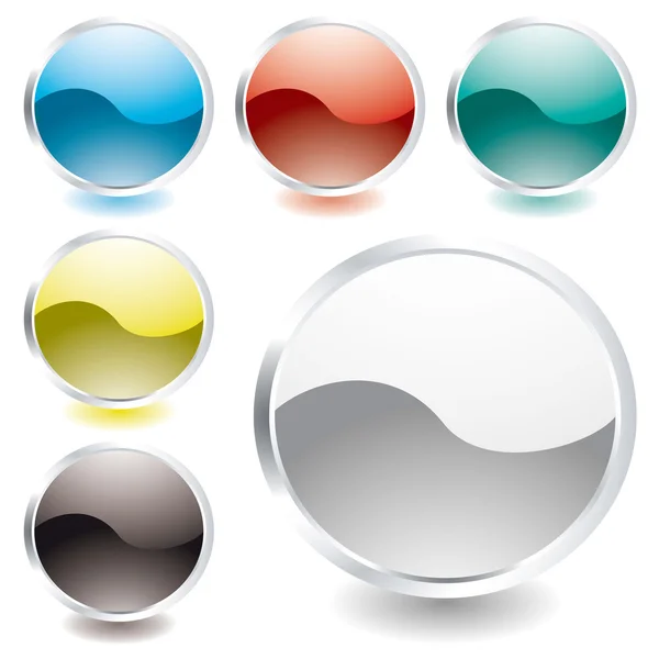 Oval shine icon — Stock Vector