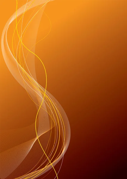 Λάμψη πορτοκαλί κουβάρι — Διανυσματικό Αρχείο