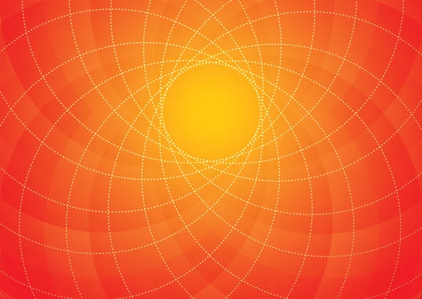 Orange spiral background — Stock Vector