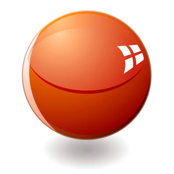 Orangefarbener Marmorschatten — Stockvektor