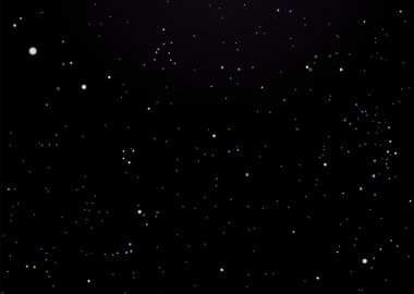 Night sky dark with stars clipart