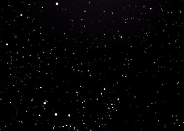gece gökyüzünde yıldızlar ile siyah