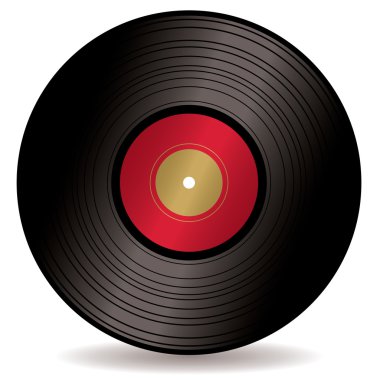 LP record album clipart