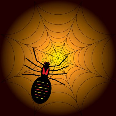 Halloween spider clipart