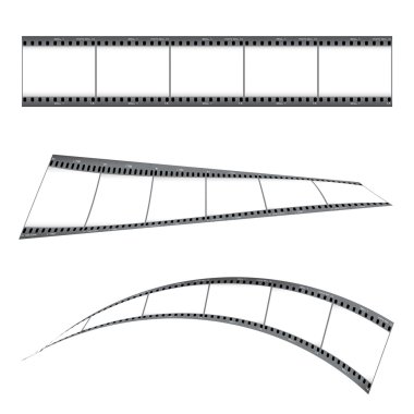 Grunge film strip clipart