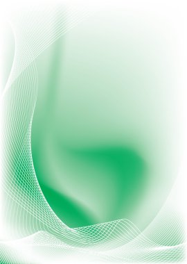 Green flow space clipart