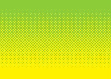 Green and yellow halftone pattern