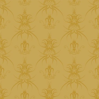 Gothic repeat gold clipart