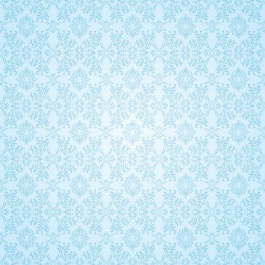 Gothic blue seamless wallpaper clipart