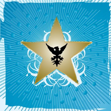 Golden star clipart