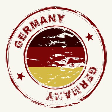 Germany ink stamp clipart