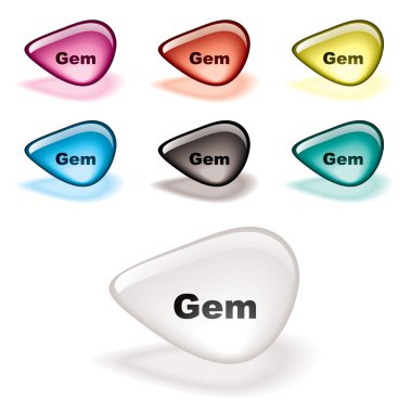 Gem stone clipart