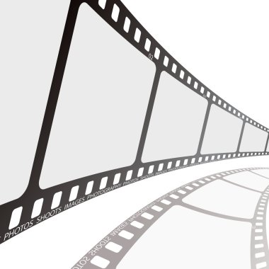 Film reel angle clipart