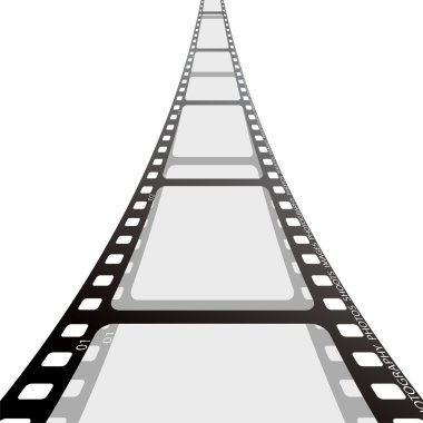 Film strip reel clipart