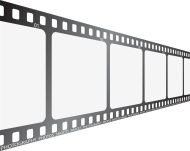 Film looking along clipart