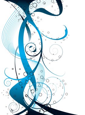 Extra flow blue clipart