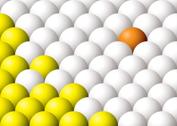 Bizarre boule orange — Image vectorielle