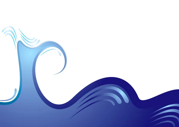 Συντριβή σερφ ωκεανό — Διανυσματικό Αρχείο