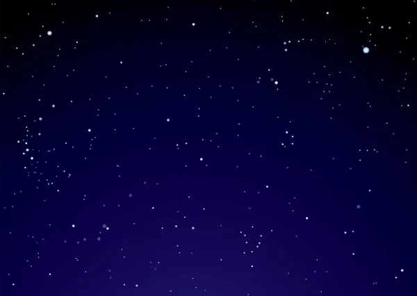 Ночное небо со звездными облаками — стоковый вектор