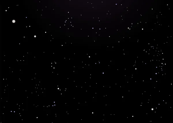 Céu noturno escuro com estrelas — Vetor de Stock