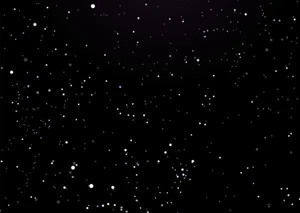 Cielo nocturno negro con estrellas — Vector de stock