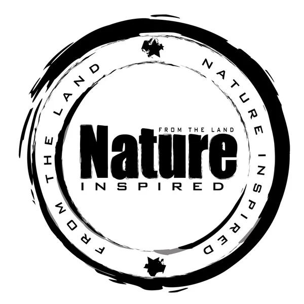 Nature stamp — Stock Vector