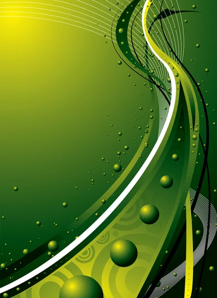 녹색의 자연 — 스톡 벡터