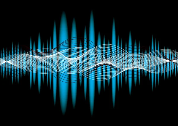 Музика еквалайзер хвиля — стоковий вектор