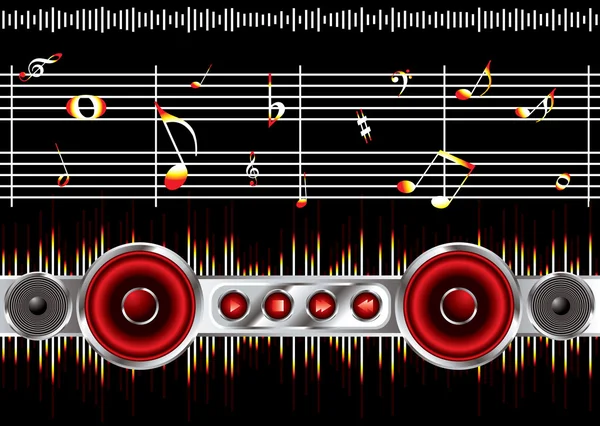 Музыкальная нота — стоковый вектор
