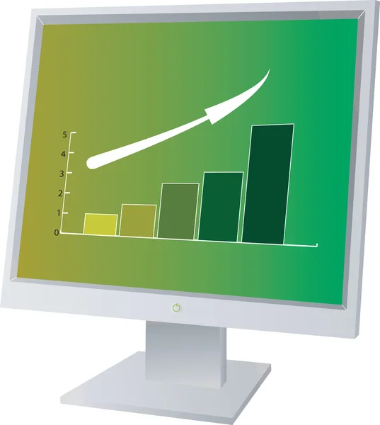 Monitor verkoop — Stockvector