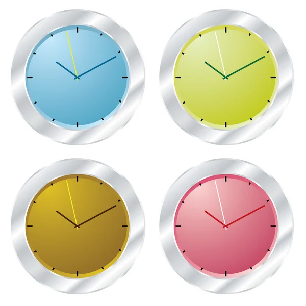 Reloj moderno — Vector de stock