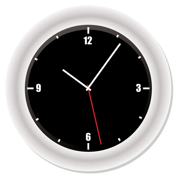 현대 베벨 시계 — 스톡 벡터