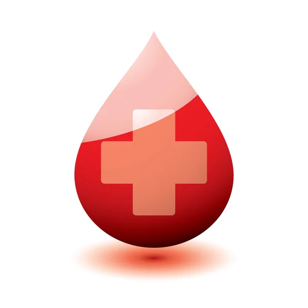 Sangue medico — Vettoriale Stock