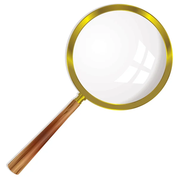 Magnifying glass single — Stock Vector