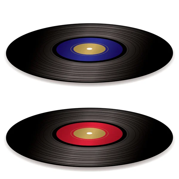 LP record album platte — Stockvector